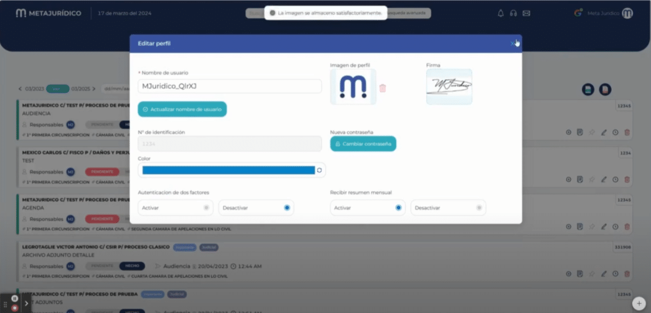 firma | MetaJurídico escritos automaticos ya firmados con MetaJurídico