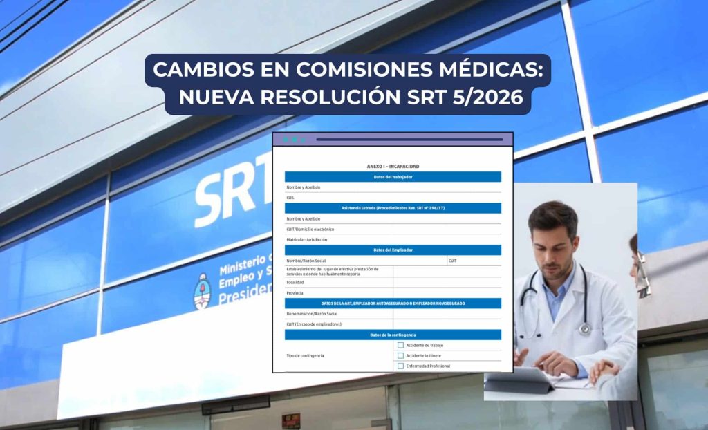 cambio en comisiones medicas nueva resolucion srt 5/2026