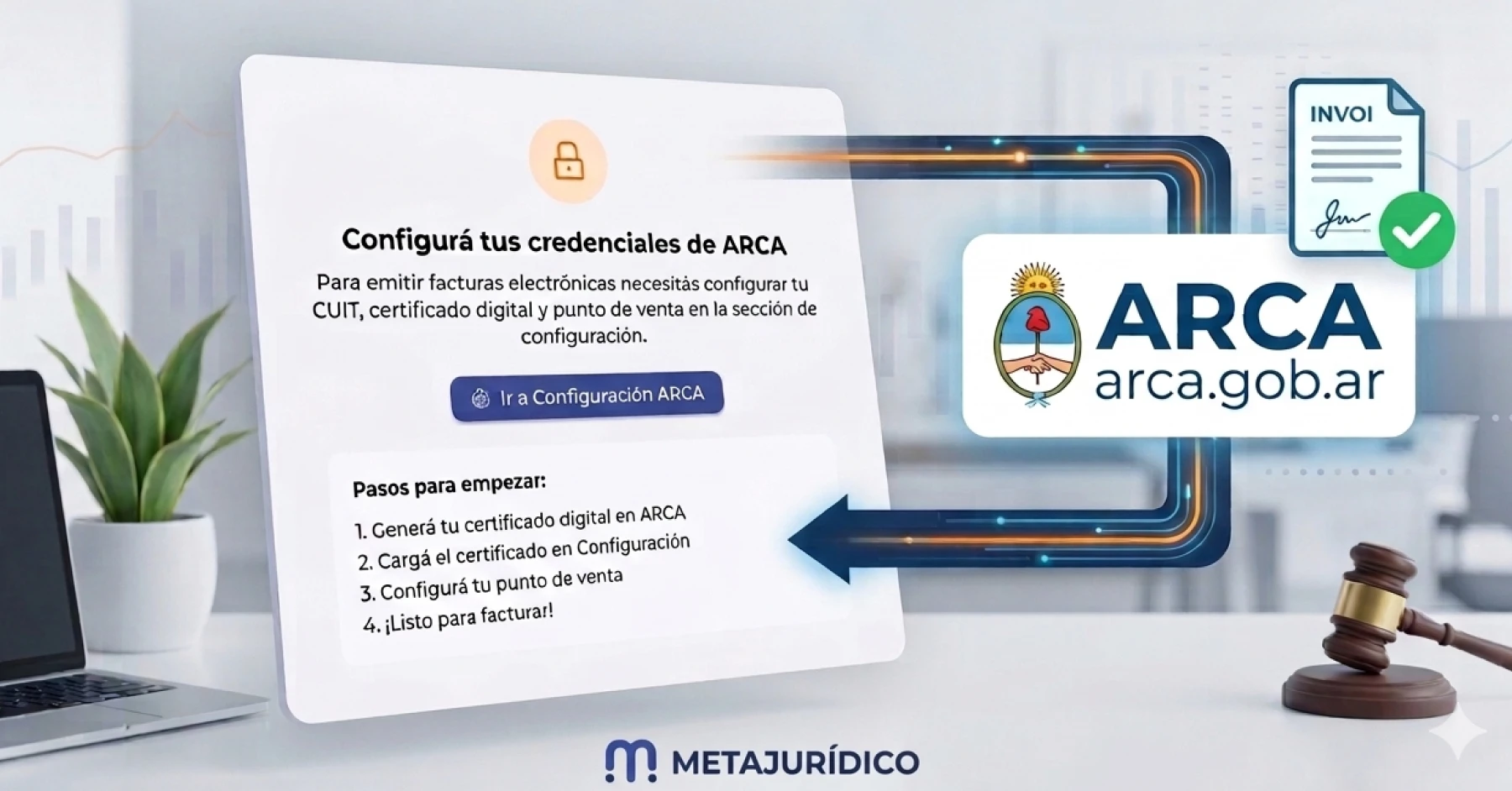 metajuridico emision de facturas ARCA